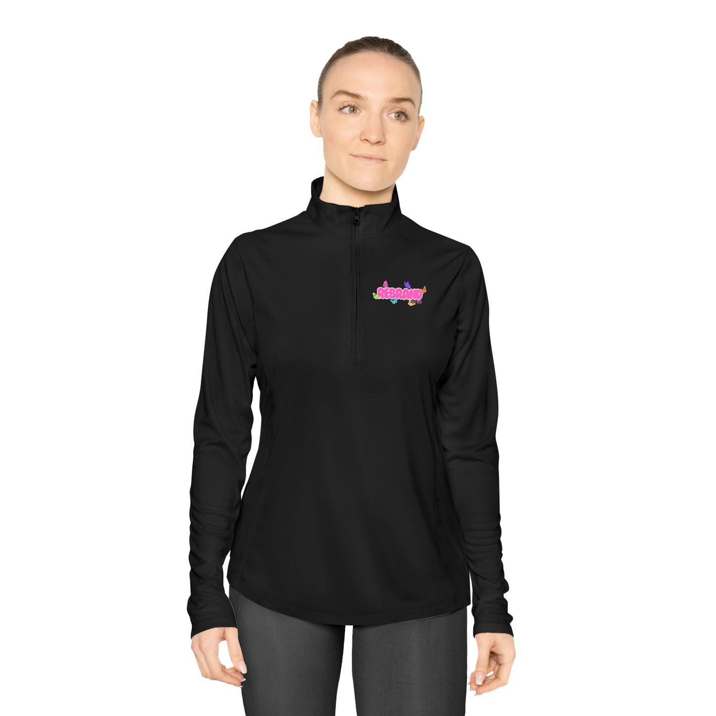 SUNSET PINK QUARTER-ZIP