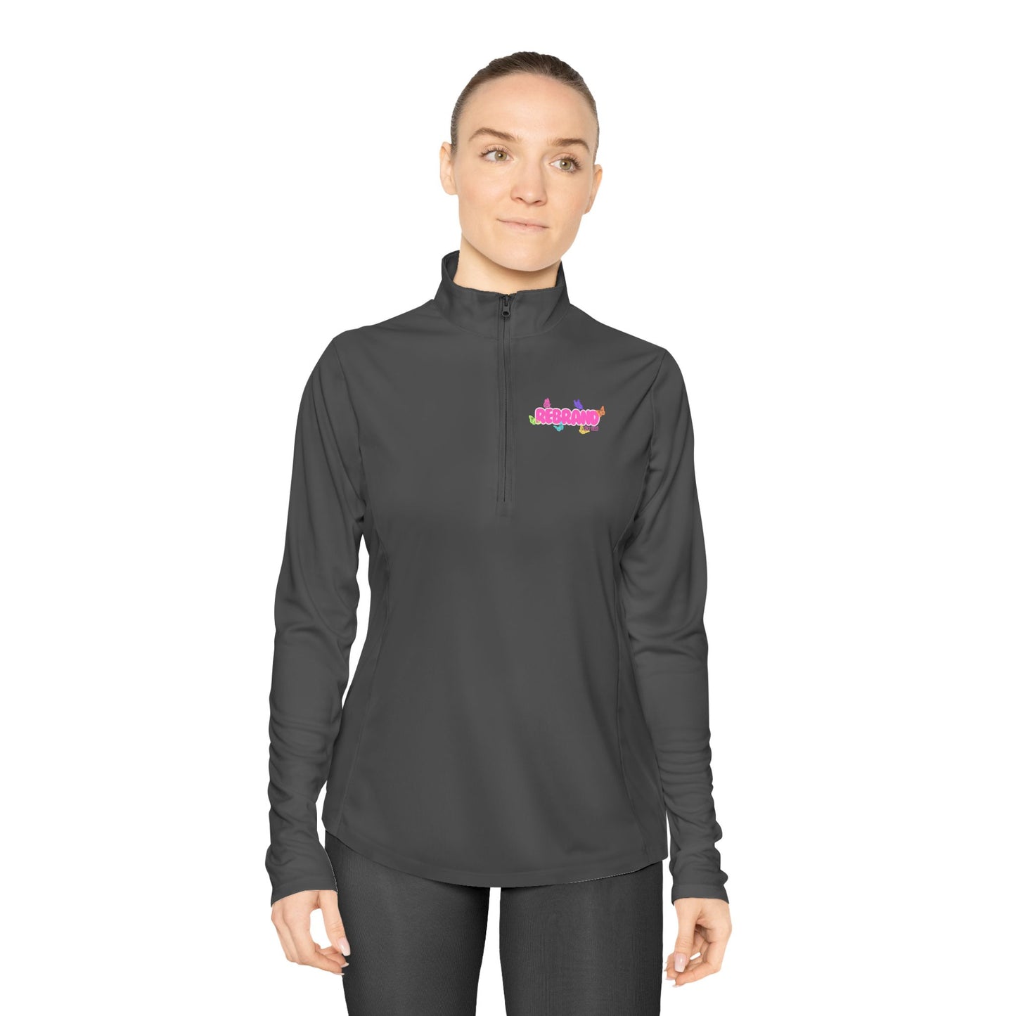 SUNSET PINK QUARTER-ZIP