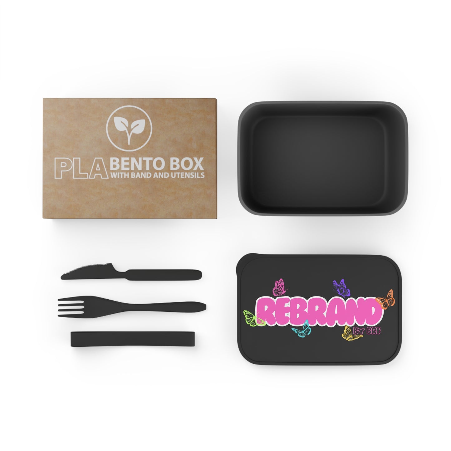 REBRANDs BENTO BOX w/ UTENSILS
