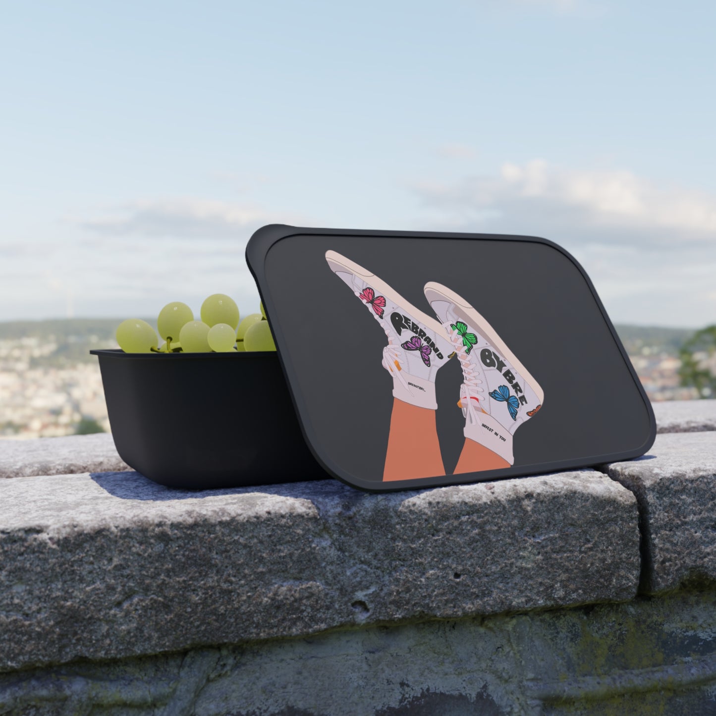 BOWL LICKER BENTO BOX w/ UTENSILS