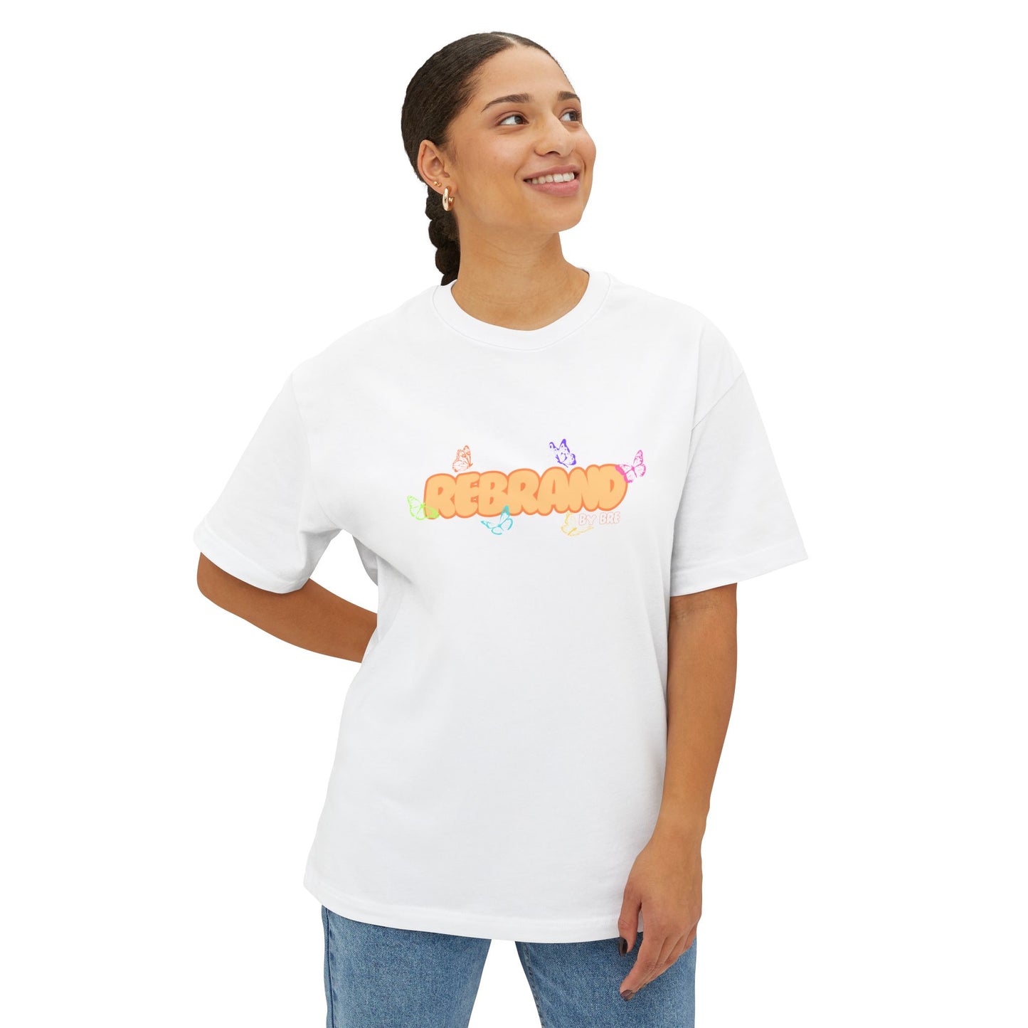 APRICOT BOXY TEE