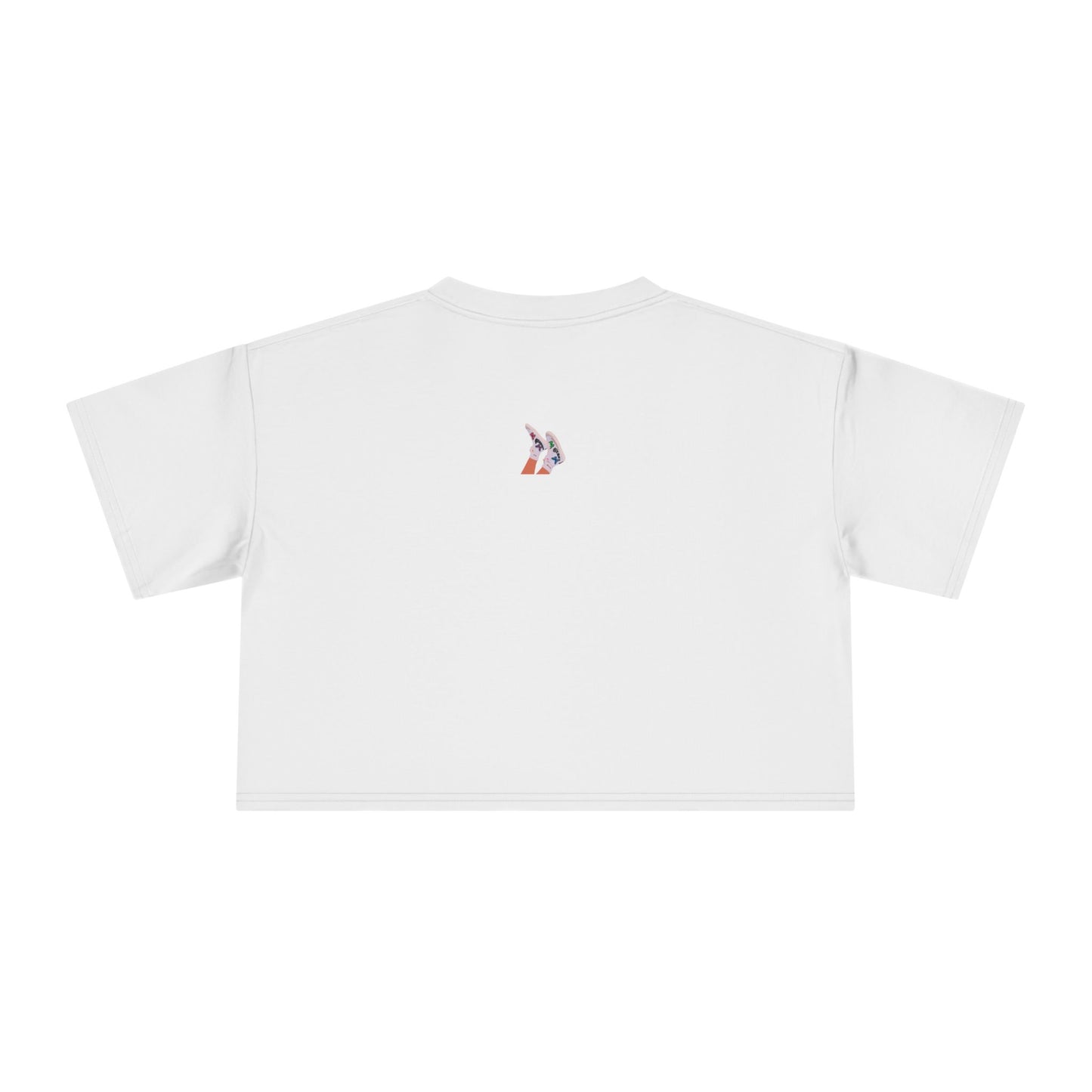 PAPAYA CROPPED TEE