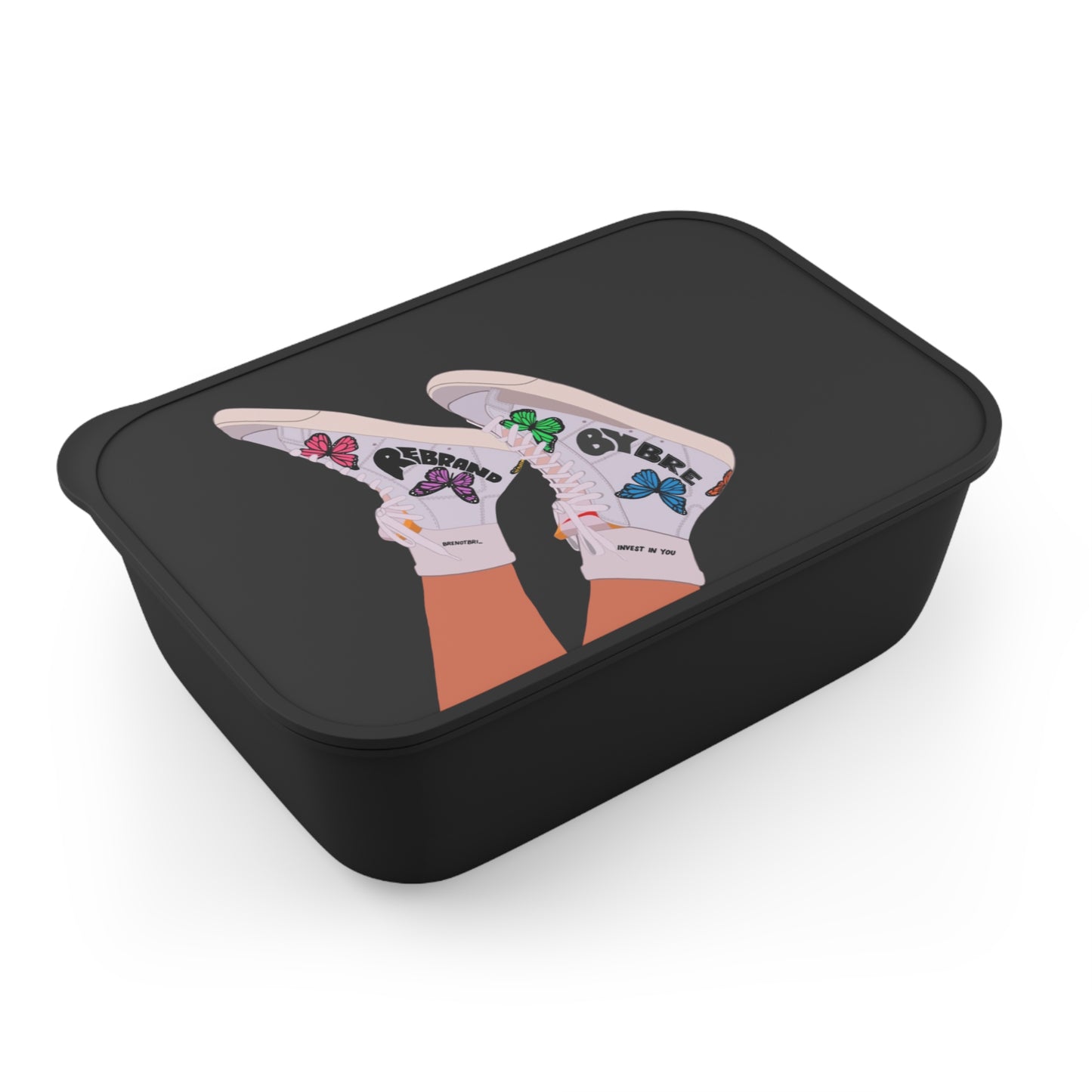 BOWL LICKER BENTO BOX w/ UTENSILS