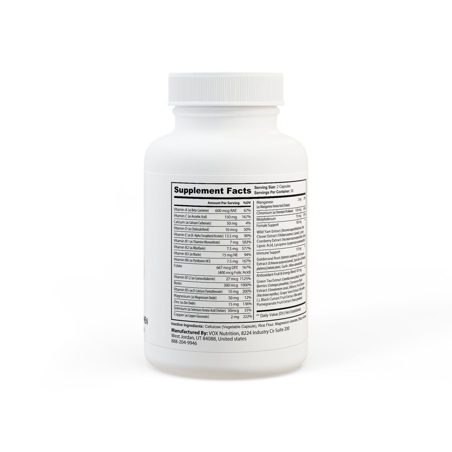 REBRANDs MULTIVITAMIN FOR WOMEN