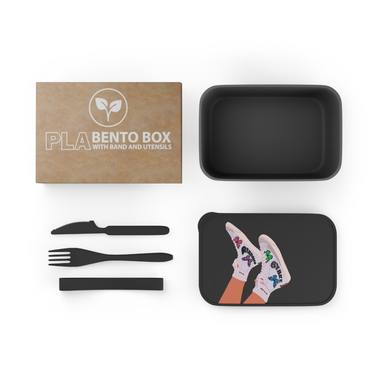 BOWL LICKER BENTO BOX w/ UTENSILS
