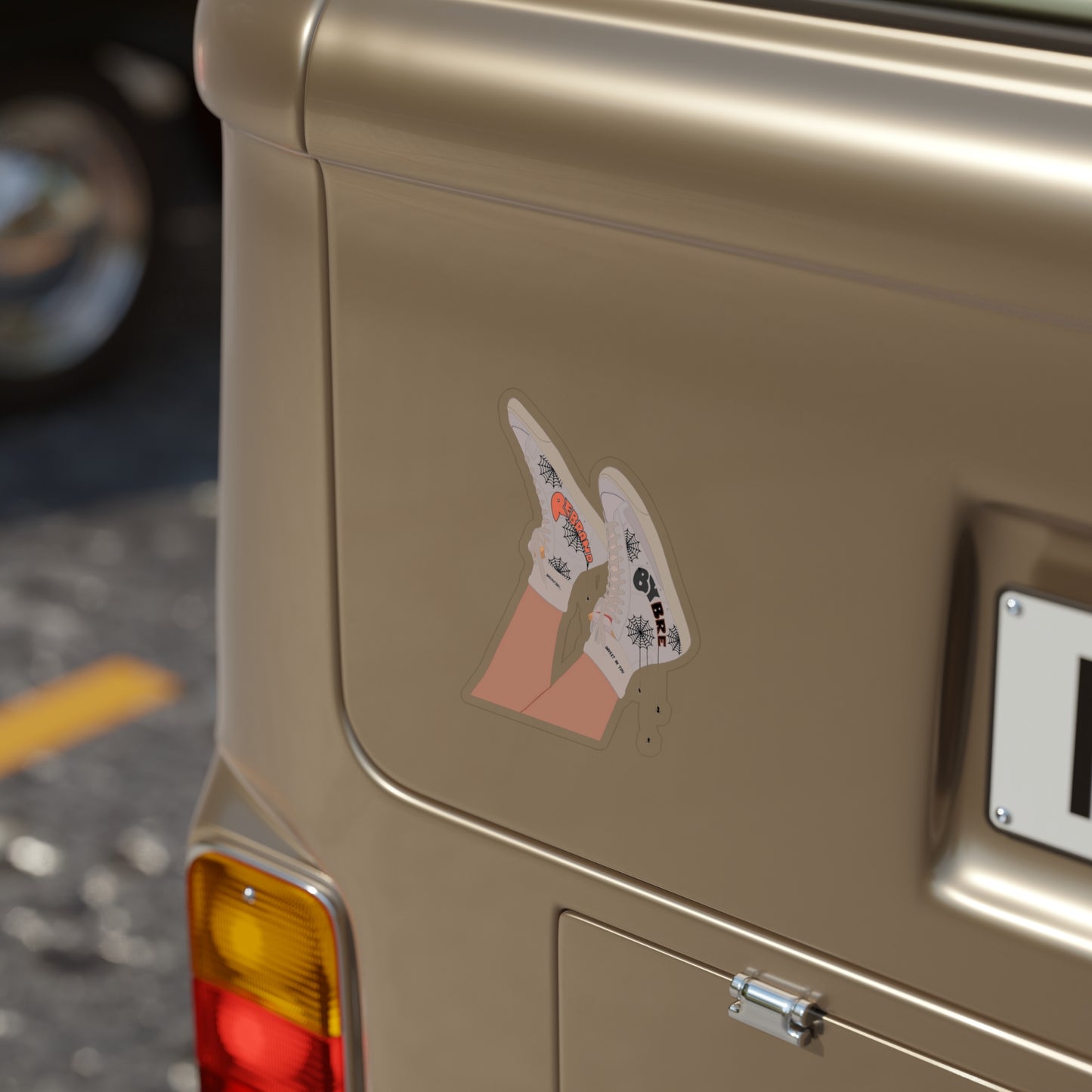 WEBBED STICKER | TRANSPARENT