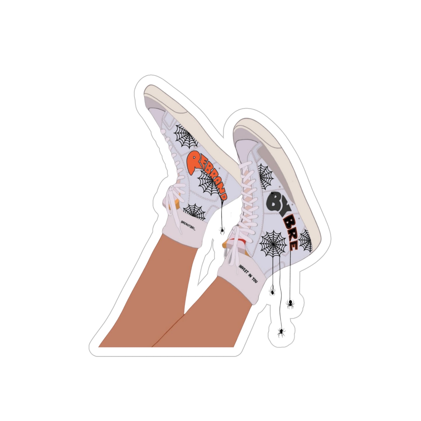 WEBBED STICKER | TRANSPARENT