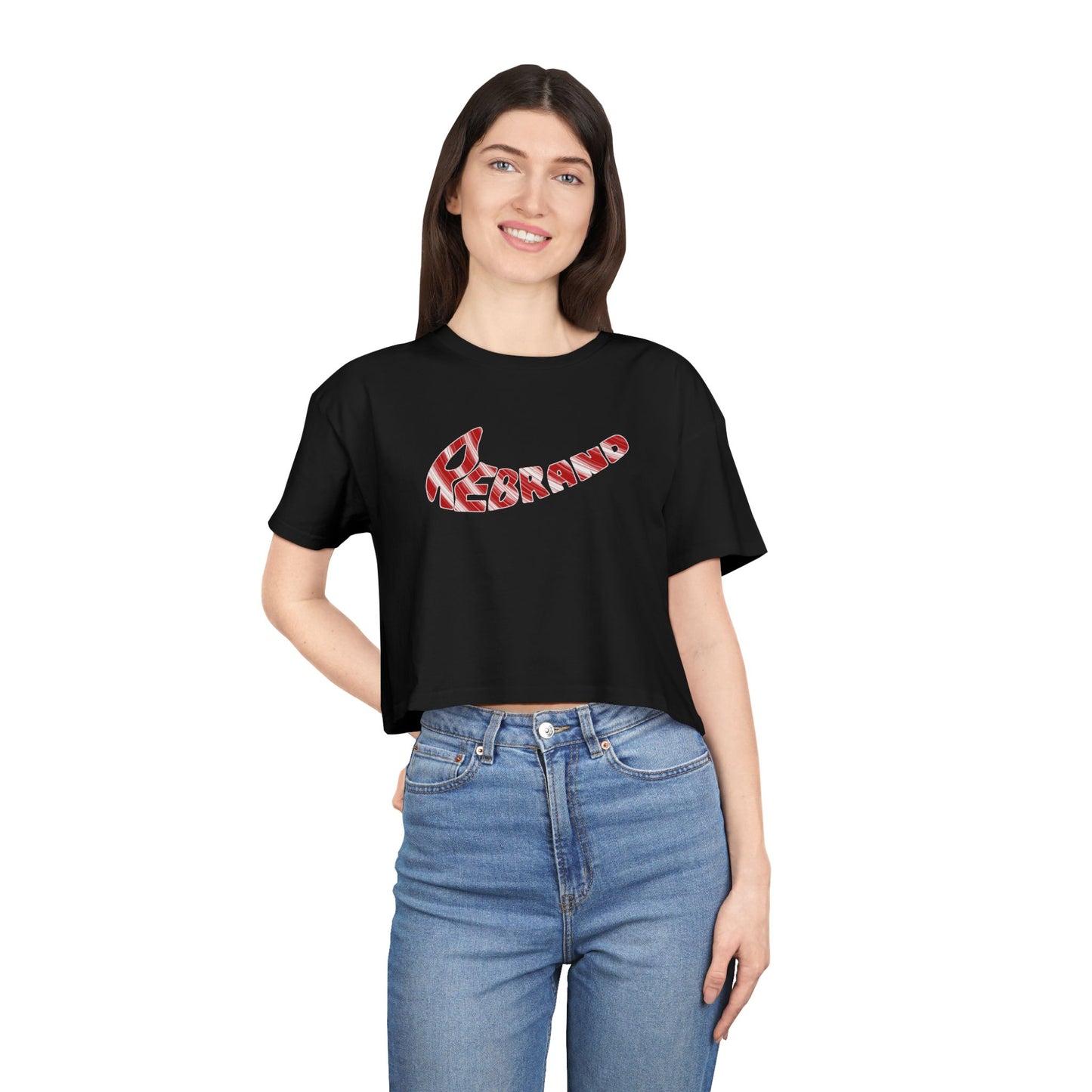 PEPPERMINT CROPPED TEE