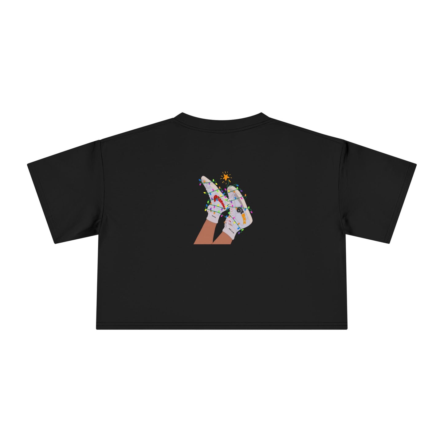 CHRISTMAS COOKIES CROPPED TEE