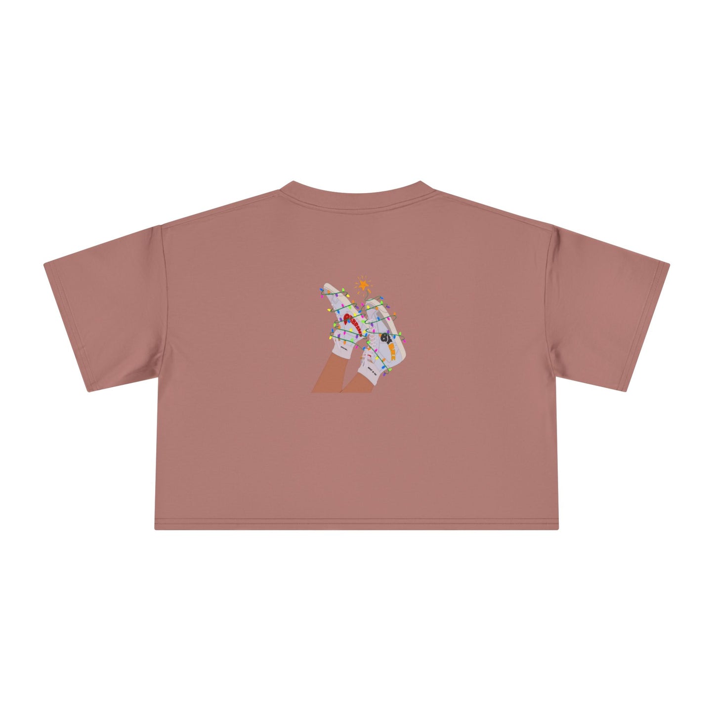 CHRISTMAS COOKIES CROPPED TEE