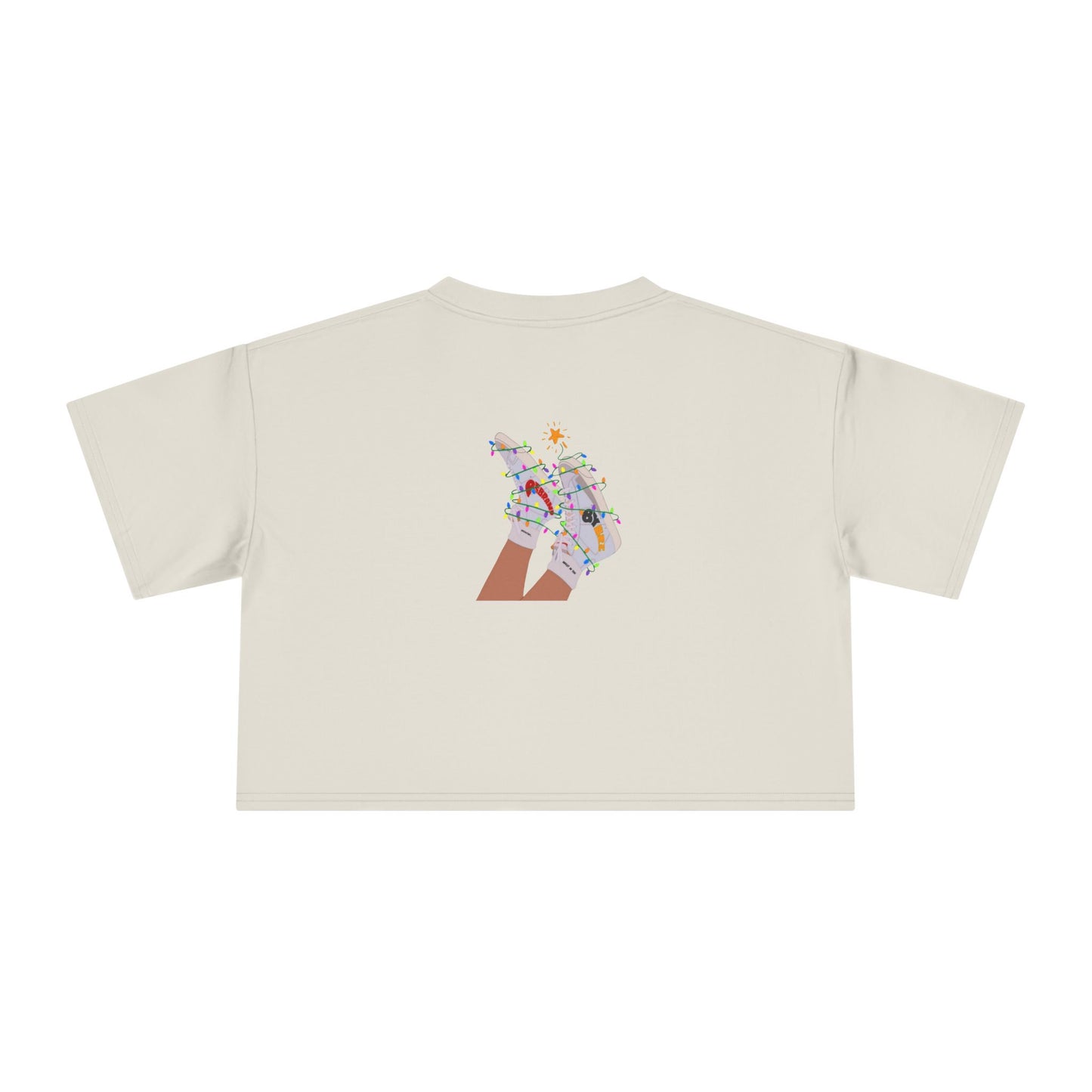 CHRISTMAS COOKIES CROPPED TEE